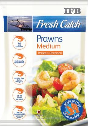 IFB Fresh Catch Prawns Medium 200 g