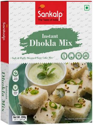 Sankalp by Sankalp Instant Homemade Dhokla Mix – Quick, Easy, and Healthy Indian Snack in Minutes 200 g