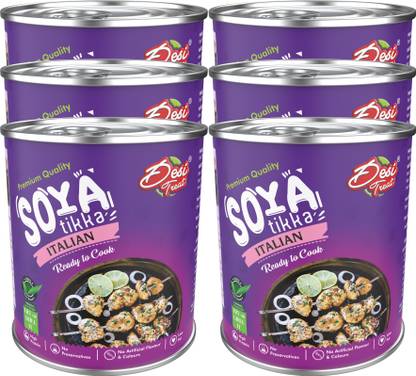 Desi Treat Soya Tikka with Italian Herbs (Ready to Cook) 4800 g