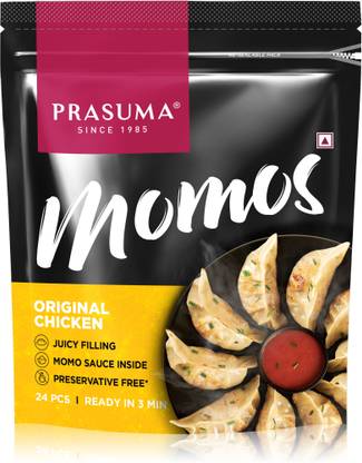 Prasuma Original Chicken Momos 24 Pieces