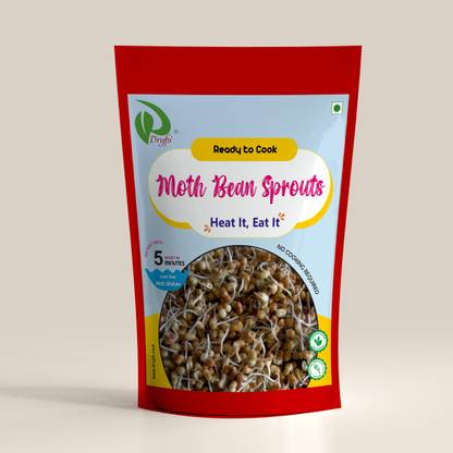 Dryfii Moth Bean Sprouts Ready To Cook | Rehydrated Wgt 300 g | Dehydrated wgt 100 g