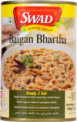 SWAD Ready to Eat Baingan Bhartha | Instant Mix Vegetarian with No Added Preservative 450 g