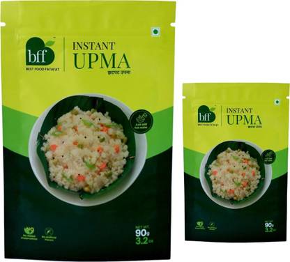 Bff Instant Upma 90g x 2 Instant Breakfast | Ready to Cook | Quick Easy & Delicious 180 g