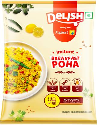 Delish by Flipkart Ready To Eat Poha 60 g