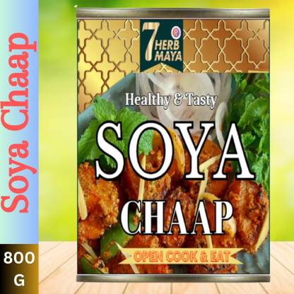7Herbmaya Veg Soya Chaap | Protein-Packed Vegetarian Soya Chaap in Flavors