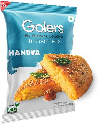 Golers Handva Instant Mix | Indian Quick Breakfast Mix | Handwa Flour 200 g
