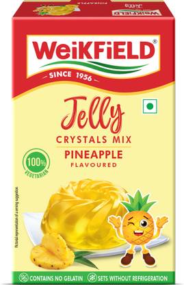 WeiKFiELD Jelly Crystals Delicious Pineapple Flavor Carton 90 g