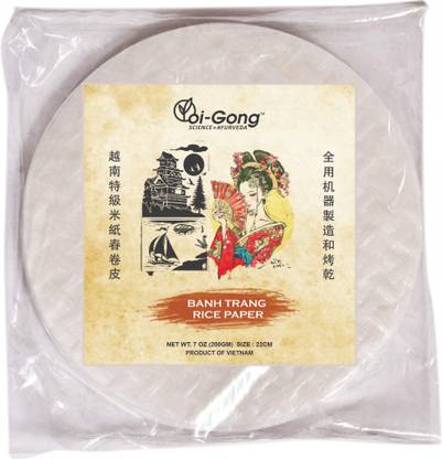 oi-gong Rice Paper Sheets, 200Gm (Spring Roll Wrappers)| Gluten free 200 g