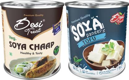 Desi Treat Veg Soya Chaap & Soya Paneer (Tofu) 800 g