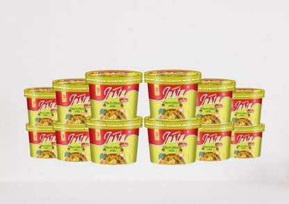 Insta Ahaar Khatta Meetha Poha - Pack of 12 Cups (80g Each) | Ready-to-Eat | Instant Snack 960 g