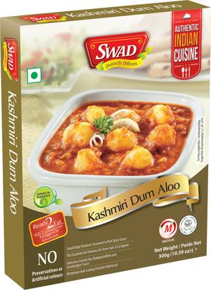 SWAD Ready to Eat Kashmiri Dum Aloo-Instant Mix Vegetarian Meal with No Preservative 300 g