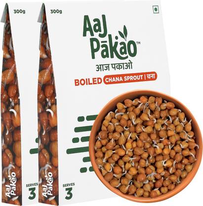 AAJPAKAO Boiled Chana Sprout, Ready to Cook (Pack of 2)