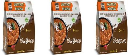 The Thar Food Jhatpat Khana Ready to Eat Rajma - 300 g. Serves 2 Each - (Pack of 3) 900 g
