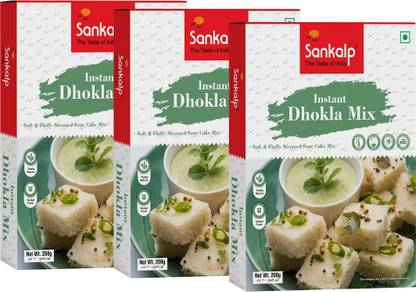 Sankalp by Sankalp Traditional Instant Dhokla Mix – Ready in 10 Minutes, Perfect for Quick Meals 600 g