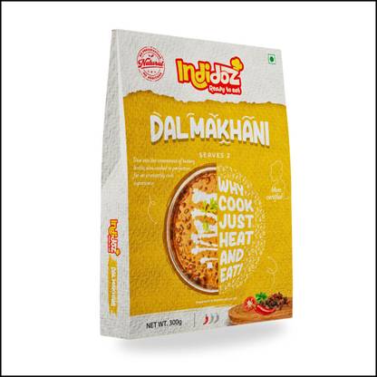 Indidoz by Indidoz Ready to Eat Dal Makhani, Slow Cooked Lentils, Serves 2, 300 g
