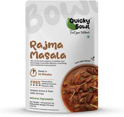 Quicky Bowl Rajma Masala | Kidney Bean Curry | Ready to Eat Meal | Instant Food