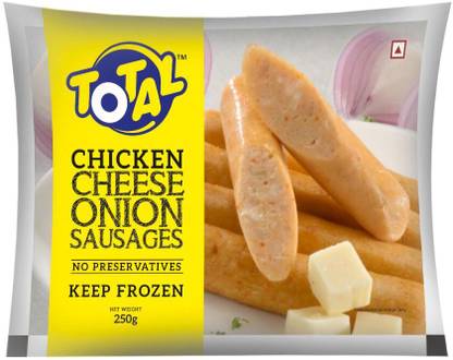 TOTAL Chicken Cheese & Onion Sausages 250 g