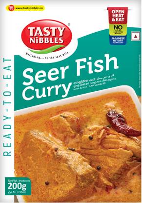 Tasty Nibbles Ready To Eat Seer Fish Curry|Open Heat & Eat |No Food Additives Added 200 g 200 g