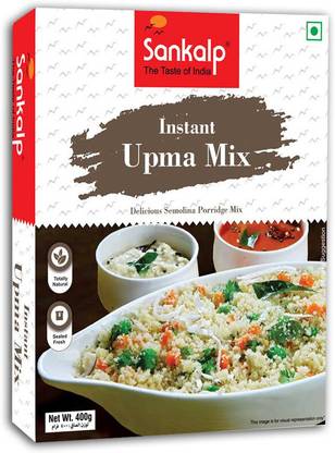 Sankalp by Sankalp Instant Upma Mix | Goodness of Health | Easy & Ready to Cook | Breakfast Mix | 1 400 g