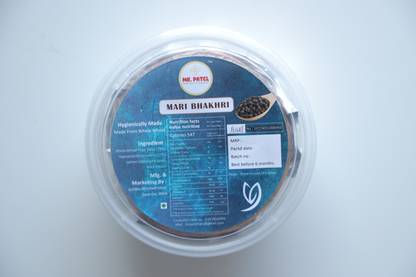 MR.PATEL Mari bhakhri Whole Wheat Gujarati Bhakri | Vacuum Packed