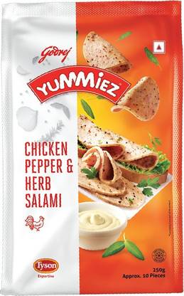 Yummiez Chicken Pepper and Herb Salami 250 g