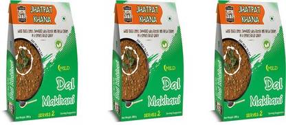 The Thar Food Jhatpat Khana Ready to Eat Dal Makhani - 300 g. Serves 2 Each - (Pack of 3) 900 g