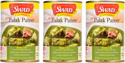 SWAD Ready to Eat Palak Paneer | Instant Mix Vegetarian with No Added Preservatives 1350 g