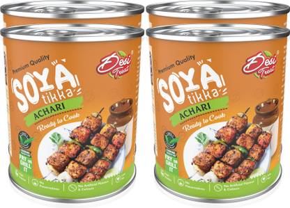 Desi Treat Achari Soya Tikka (Ready to Cook)