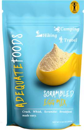 Adequate foods by Adequate Foods Scrambled Egg Mix Powder(Pack of 1) | 125 Scrambled Egg 500 g