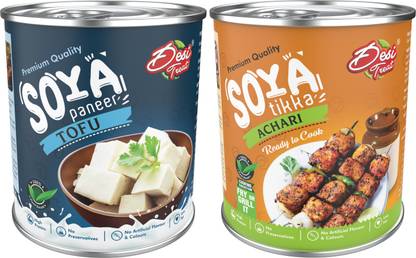 Desi Treat Soya Paneer (Tofu) + Achari Soya Tikka