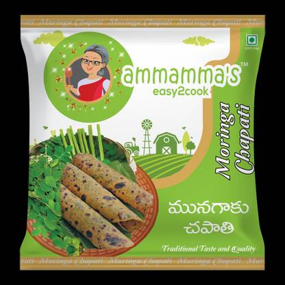 Ammamma's Easy To Cook Moringa Chapati 10 Pieces