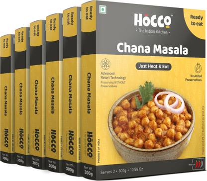 Hocco Chana Masala Instant Ready to Eat ( 300 * 6 )