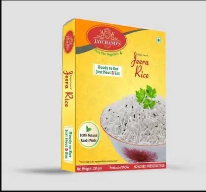 jaychand's by Jaychand's JEERA RICE Ready to Eat Just Heat & Eat Pack of 1