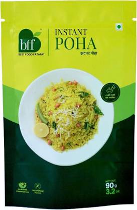 Bff Instant Poha 90gm Ready to Eat, Breakfast Mix, Traditional Indian Flavor,