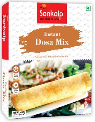 Sankalp by Sankalp Instant Dosa Mix-Goodness of Health-Easy & Ready to Cook-Rich in Protein & Fiber 400 g
