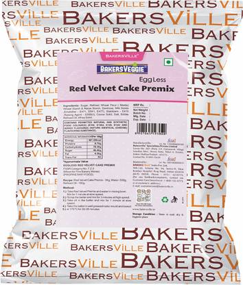 Bakersveggie Red Velvet Cake Premix 1000 g