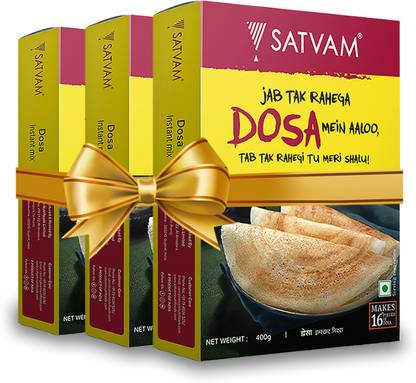 Satvam Dosa Instant Mix (3 x 400g) 1200 g