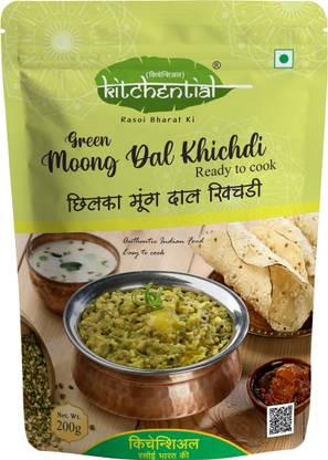 KITCHENTIAL Green Moong Dal Khichdi, Instant, Ready To Cook, Mix 200 g