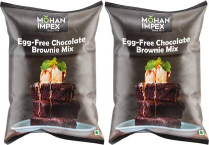 Mohan Impex Eggless Chocolate Brownie Mix 1 kg
