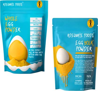 Adequate foods Whole Egg Powder And Egg Yolk Powder Easy to Use, Long Shelf Life 500 g