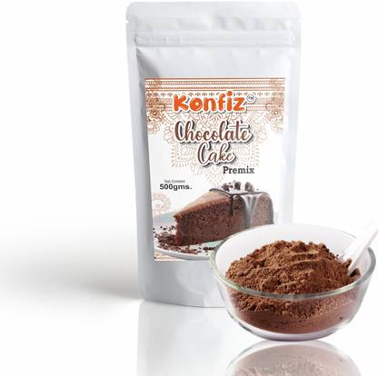 KONFIZ Chocolate Cake Premix Eggless Instant Chocolate Cake Premix 500 g
