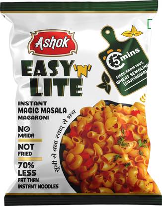 Ashok Easy'n Lite Magic Instant Macaroni 55 g (Pack of 6) Pasta