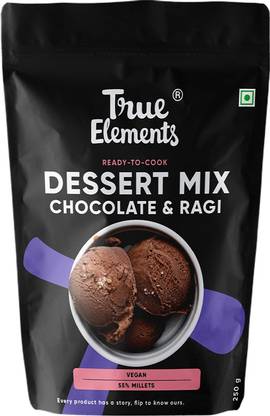 True Elements Dessert Mix Ice Cream Mix 240 gm - Vegan | Made with 55% Millets Pouch Pouch 240 g