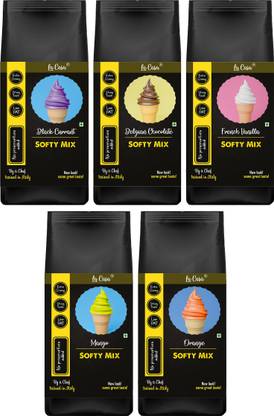 La Casa Soft Serve or Softy Premix - Combo of 5 Flavors | Extra Creamy | 1250 g