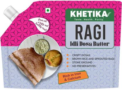 khetika Ragi Idli Dosa Batter 1kg 1 kg