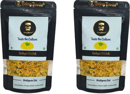 Being Bania Premium Multigrain Dalia Khichdi Natural|High Fiber Rolled Oats grains|Healthy 420 g