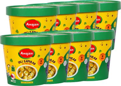 Amajain Instant Sattvik Idli Sambar, Ready-to-Eat, No Added Preservatives 720 g