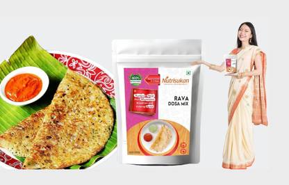 Nutrisukan Rava Dosa Mix | Ready to Cook Breakfast Mix | Crispy & Tasty 200 g