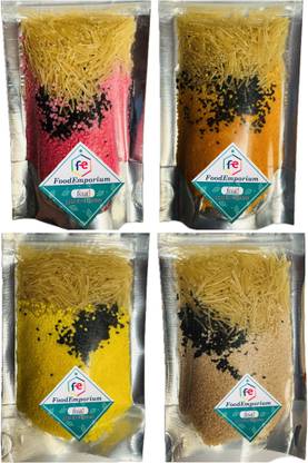 FoodEmporium Falooda Mix | Falooda Combo | Rose ,Mango, Pineapple, chocolate Flavore 400 g