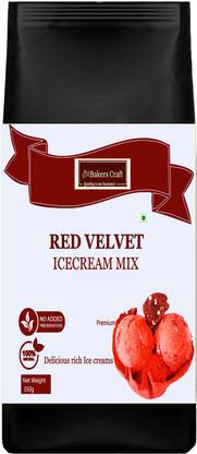 Bakers Craft Red Velvet Ice Cream Premix 350 g
